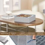 Set organizator de lenjerie intimă cu 4 piese, cu separatoare din plasă și fermoar în partea de jos - Gri