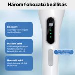 Perie electrică de curățare 9 în 1 cu capete interschimbabile, afișaj digital, mâner telescopic - gri