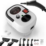 Multifunkční parní čistič s vyměnitelnými hlavicemi a velkou nádrží na vodu – Black Friday