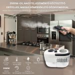 Multifunkční parní čistič s vyměnitelnými hlavicemi a velkou nádrží na vodu – Black Friday