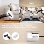 Multifunkční parní čistič s vyměnitelnými hlavicemi a velkou nádrží na vodu – Black Friday