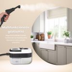 Multifunkční parní čistič s vyměnitelnými hlavicemi a velkou nádrží na vodu – Black Friday