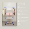 Uscător multifuncțional de rufe cu suprafață mare de uscare, compact și rezistent, gri