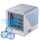 Ventilator Portabil Mini cu Răcire prin Apă, Umidificator și Conexiune USB, Albastru