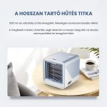 Ventilator Portabil Mini cu Răcire prin Apă, Umidificator și Conexiune USB, Albastru