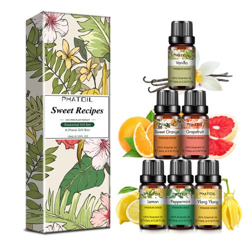 Phatoil Set Premium de Ulei Esențial cu 6 Arome 6x10 ml