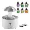 Difuzor de Aromaterapie în Formă de Umbrelă cu Iluminare LED Colorată și Efect de Ploaie și Set de 4 Uleiuri Esențiale Pulaiyi