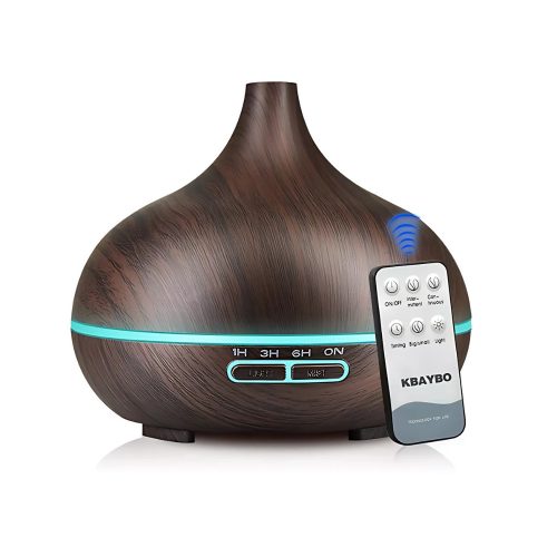 Fa Mintázatú Aroma Diffúzor 300ml, Sötétbarna - Black Friday