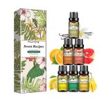 Aromaterápiás Ultrahangos Himalájai Só Diffúzor, 260 ml, Világosbarna Színben Phatoil 6 Részes Illóolaj Szettel - Black Friday