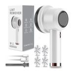 Elektromos Textilborotva Szösztelenítő 6 db cserélhető pengével és USB töltéssel M-2 - Fehér