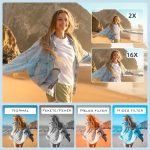 Kompakt Digitális Fényképezőgép Full HD 1080P 44MP Felbontással és 16× Zoommal 32GB Kártyával - Fekete