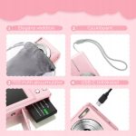 Kompakt Digitális Fényképezőgép Full HD 1080P 44MP Felbontással és 16× Zoommal 32GB Kártyával - Rózsaszín