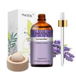 Phatoil Prémiový esenciální olej – Dárek s dřevěným osvěžovačem 100 ml – Levandule