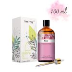 Phatoil Prémiový esenciální olej – Dárek s dřevěným osvěžovačem vzduchu 100 ml – Růže