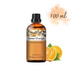 Phatoil Prémiový esenciální olej – Dárek s dřevěným osvěžovačem vzduchu 100 ml – Sladký pomeranč