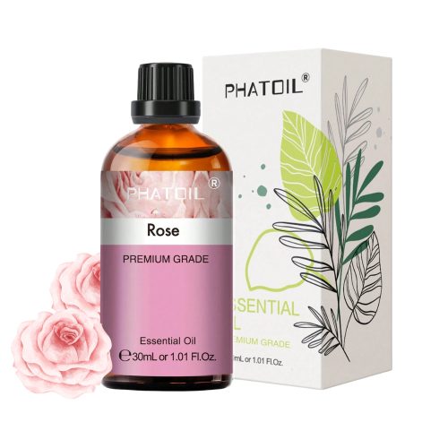 Phatoil Prémium Esszenciális Illóolaj Diffúzorokhoz  30ml - Rózsa