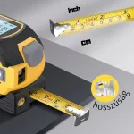 3 az 1-ben digitális mérőszalag LCD kijelzővel -  5M szalag + 40M lézer 
