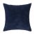 Elegáns kordbársony díszpárna huzat 45X45 cm - Sötétkék