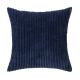 Elegáns kordbársony díszpárna huzat 45X45 cm - Sötétkék
