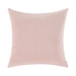 Elegáns kordbársony díszpárna huzat 45X45 cm - Rózsaszín