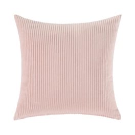   Elegáns kordbársony díszpárna huzat 45X45 cm - Rózsaszín