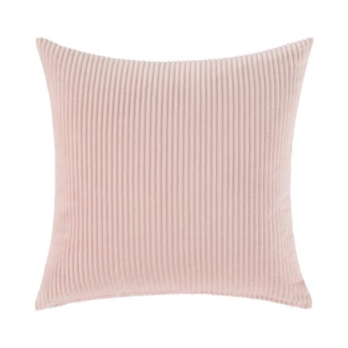 Elegáns kordbársony díszpárna huzat 45X45 cm - Rózsaszín