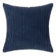 Elegáns kordbársony díszpárna huzat 45X45 cm - Acélkék