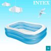 INTEX Swim Center 2 gyűrűs téglalap alakú felfújhatós családi medence - 57180NP