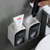 Ecoco automata falra ragasztható fogkrémadagoló - szürke