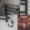 Intelligens törölközőszárító radiátor, R395 - Fekete