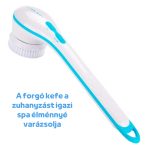 Perie de baie electrică rotativă cu 5 capete înlocuibile - Alb-Albastru