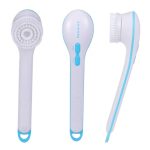 Perie de baie electrică rotativă cu 5 capete înlocuibile - Alb-Albastru