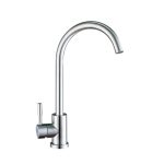 Baterie de chiuvetă Zegor cu monocomandă, din oțel inoxidabil - SAP4-A090