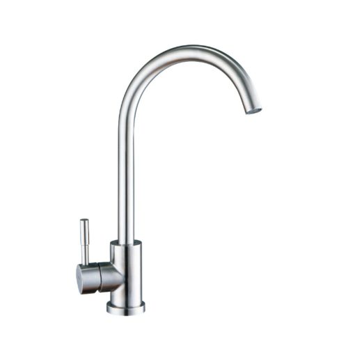 Baterie de chiuvetă Zegor cu monocomandă, din oțel inoxidabil - SAP4-A090