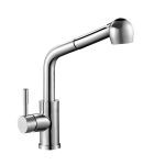 Baterie lavoar monocomandă Zegor Chrome cu cioc extractibil - SAP4-E090