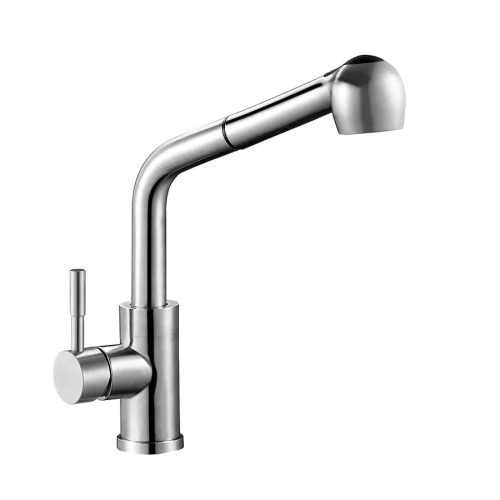 Baterie lavoar monocomandă Zegor Chrome cu cioc extractibil - SAP4-E090