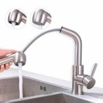 Baterie lavoar monocomandă Zegor Chrome cu cioc extractibil - SAP4-E090