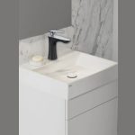 Baterie lavoar Zegor neagră cu monocomandă și cartuș ceramic - SAT1-A010YB