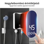Încălzitor Electric de Apă Montabil pe Perete, Compact, Rezistent la Stropire pentru Bucătărie și Duș, 5500W