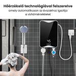 Încălzitor Electric de Apă Montabil pe Perete, Compact, Rezistent la Stropire pentru Bucătărie și Duș, 5500W