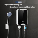 Încălzitor Electric de Apă Montabil pe Perete, Compact, Rezistent la Stropire pentru Bucătărie și Duș, 5500W