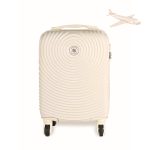 LEONARDO DA VINCI Kabínový kufor, veľkosť XS, s odnímateľnými kolieskami – krémová farba