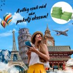 Set de 6 organizatoare din poliester pentru bagaje – Verde