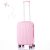 Príručný kufor Leonardo Da Vinci 39x29x18,5 cm s kombinačným zámkom, teleskopickou rukoväťou, odnímateľnými kolieskami - veľkosť XS - ružový
