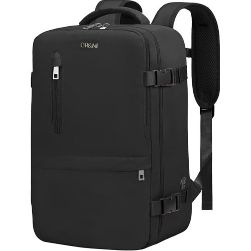 Elegáns Vízlepergető Hátizsák Utazáshoz – Fekete