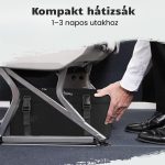 Elegáns Vízlepergető Hátizsák Utazáshoz – Fekete