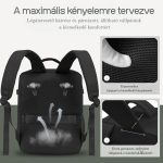 Elegáns Vízlepergető Hátizsák Utazáshoz – Fekete