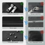 Elegáns Vízlepergető Hátizsák Utazáshoz – Fekete