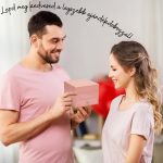 Trandafir veșnic sub cupolă cu LED – Alb/auriu – 1 trandafir LOVE07