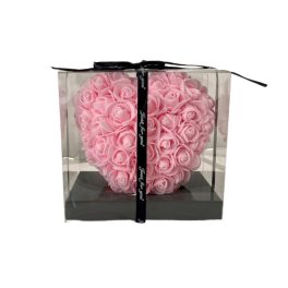 Örök Rózsaszív Díszdobozban - 15 cm - Pink